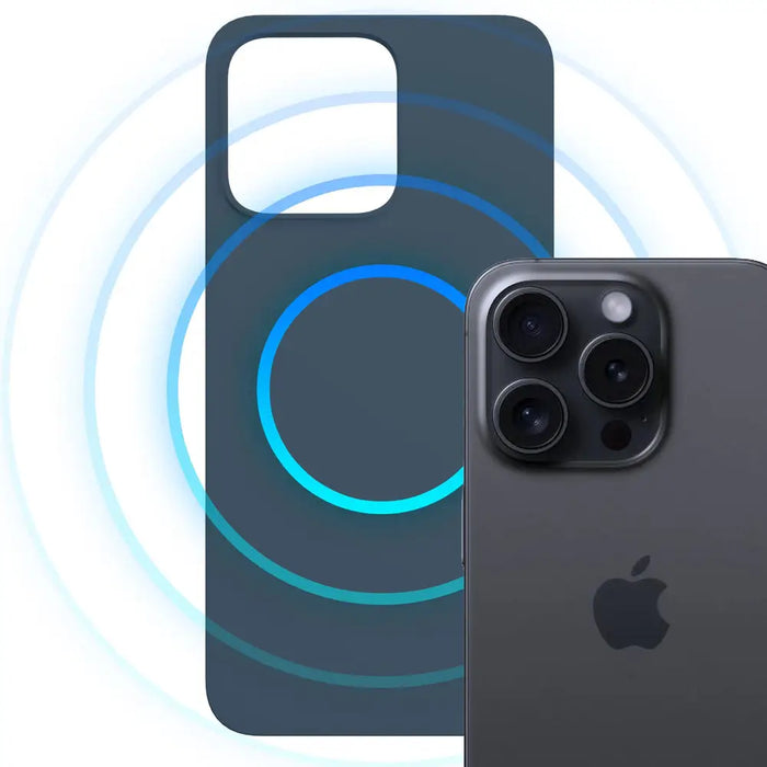 3mk Hardy MagSilicone Case for Apple iPhone 15 Pro - Navy Blue - *Kategoria tymczasowa<<<HurtelXML