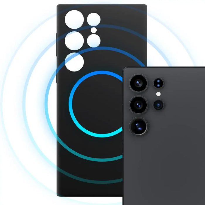 3mk Hardy MagSilicone Case for Samsung Galaxy S24 Ultra - Black - *Kategoria tymczasowa<<<HurtelXML