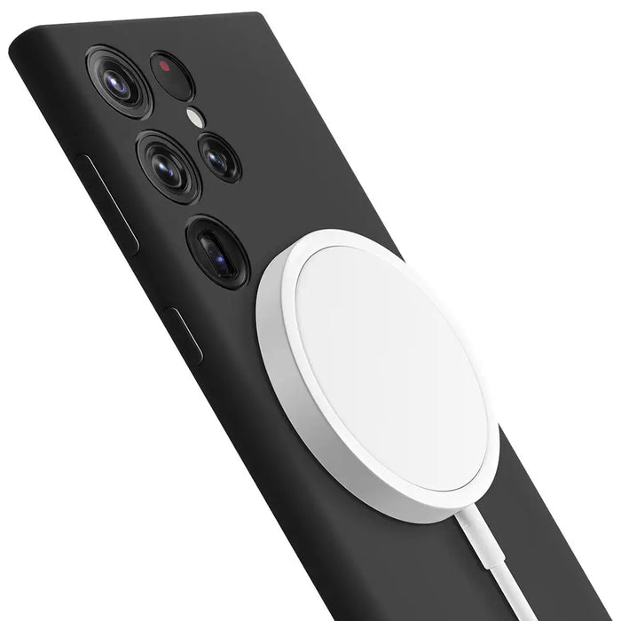 3mk Hardy MagSilicone Case for Samsung Galaxy S24 Ultra - Black - *Kategoria tymczasowa<<<HurtelXML