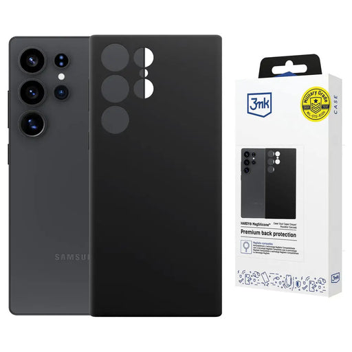 3mk Hardy MagSilicone Case for Samsung Galaxy S24 Ultra - Black - *Kategoria tymczasowa<<<HurtelXML