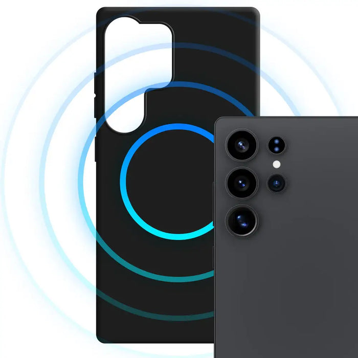 3mk Hardy MagSilicone Case for Samsung Galaxy S25 Ultra - Black - *Kategoria tymczasowa<<<HurtelXML