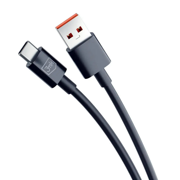 3mk Hyper Cable USB-A / USB-C 1.2m 5A - black - Cables and tapes<<<HurtelXML