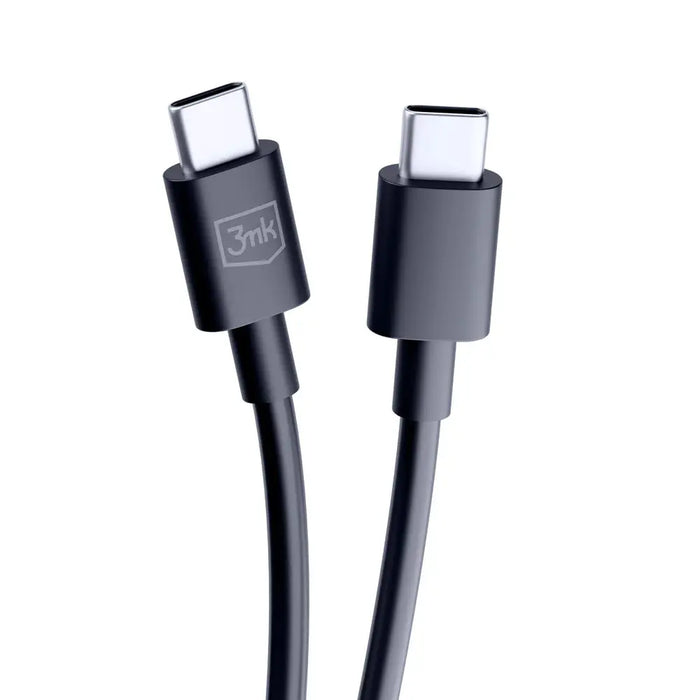 3mk Hyper Cable USB-C / USB-C 100W 1.2m - Black - *Kategoria tymczasowa<<<HurtelXML