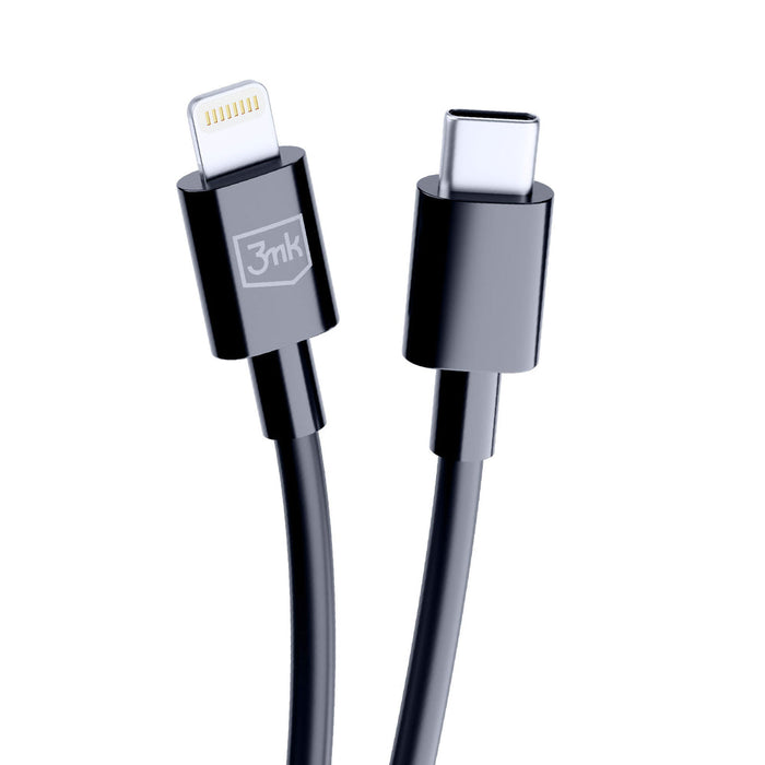 3mk Hyper Cable USB-C / Lightning 20W 1.2m - black - *Kategoria tymczasowa<<<HurtelXML