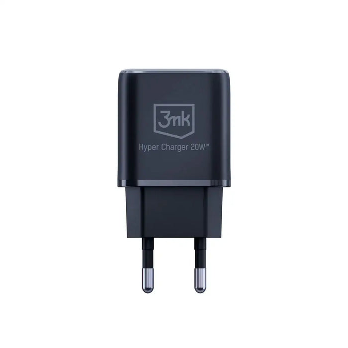 3mk Hyper Charger 20W USB-C USB-A wall charger - black - Cell phone USB charger<<<HurtelXML