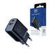3mk Hyper Charger 20W USB-C USB-A wall charger - black - Cell phone USB charger<<<HurtelXML