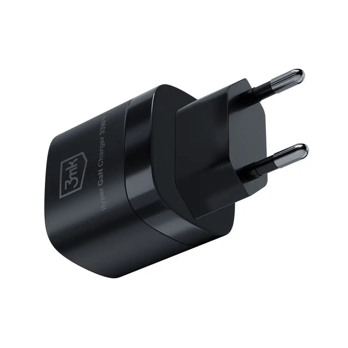 3mk Hyper Charger GaN 33W USB-C USB-A wall charger - black - *Kategoria tymczasowa<<<HurtelXML