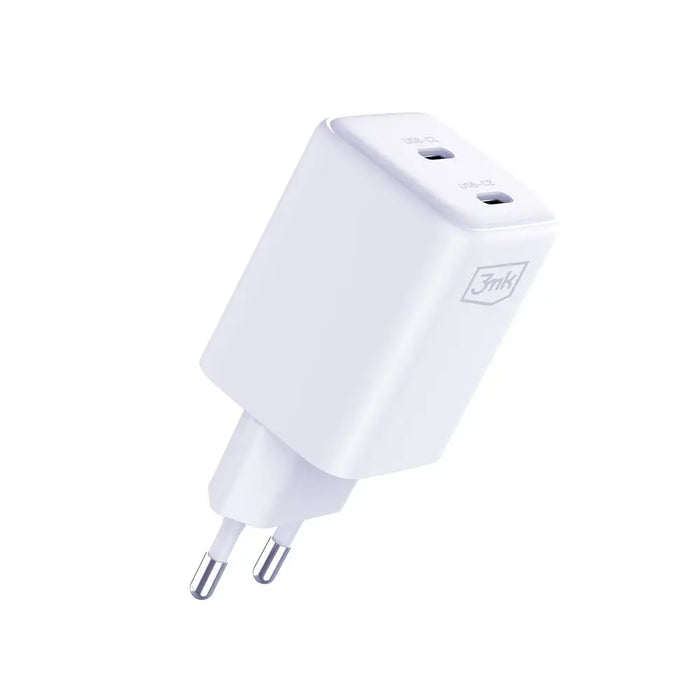 3mk Hyper Charger PD 45W QC4+ PPS 2C Super-Fast Charge 2.0 Wall Charger - White - *Kategoria tymczasowa<<<HurtelXML