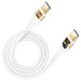 3mk Hyper Silicone Cable USB-C / USB-C 100W 2m - white - *Kategoria tymczasowa<<<HurtelXML