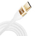 3mk Hyper Silicone Cable USB-C / USB-C 100W 2m - white - *Kategoria tymczasowa<<<HurtelXML