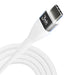 3MK HyperSilicone MFI USB-C / Lightning cable white 1m 20W 3A - Cell phone tempered glass<<<HurtelXML