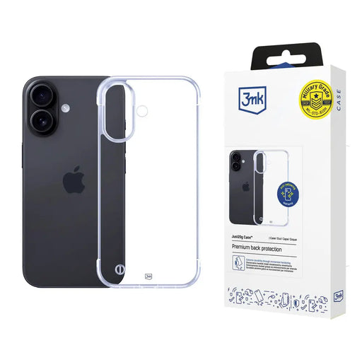 3mk Just20g Clear Case for Apple iPhone 16 Plus - transparent - *Kategoria tymczasowa<<<HurtelXML