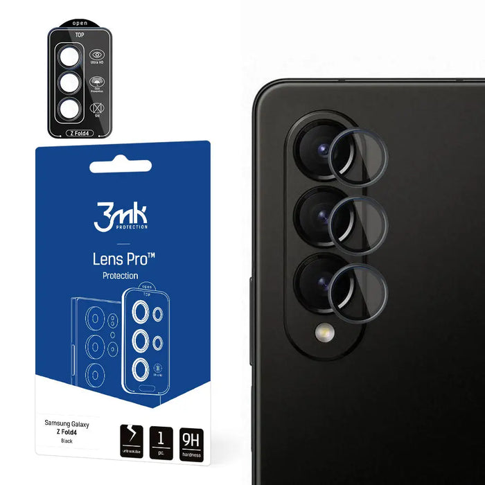 3mk Lens Protection Pro Camera Cover for Samsung Galaxy Z Fold 4 - Black - *Kategoria tymczasowa<<<HurtelXML