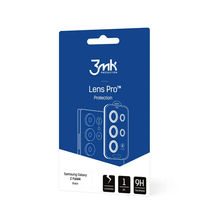 3mk Lens Protection Pro Camera Cover for Samsung Galaxy Z Fold 4 - Black - *Kategoria tymczasowa<<<HurtelXML