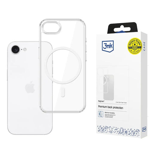 3mk MagCase Case for Apple iPhone 16e / SE4 - Transparent - *Kategoria tymczasowa<<<HurtelXML
