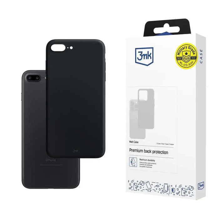 3mk Matt Case for iPhone 7 Plus / 8 Plus - Black - Cell phone cases and covers<<<HurtelXML