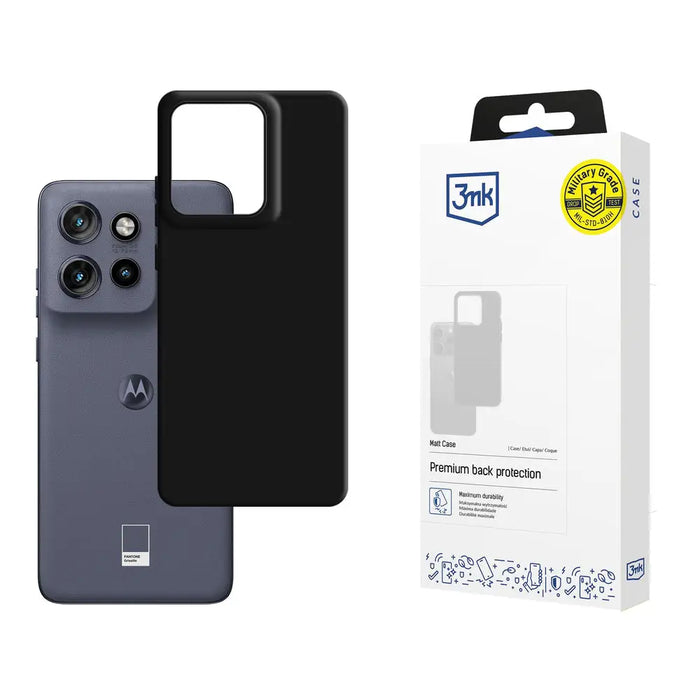 3mk Matt Case for Motorola Edge 50 Neo - Black - *Kategoria tymczasowa<<<HurtelXML