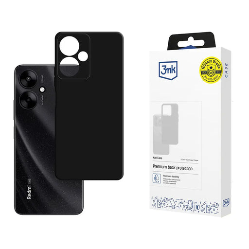 3mk Matt Case for Xiaomi Redmi 13C 5G - black - *Kategoria tymczasowa<<<HurtelXML