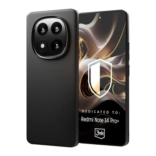 3mk Matt Case for Xiaomi Redmi Note 14 Pro+ - black - *Kategoria tymczasowa<<<HurtelXML
