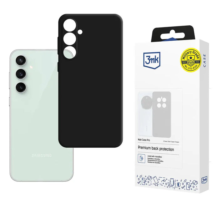 3mk Matt Case Pro for Samsung Galaxy S23 FE - matte black - *Kategoria tymczasowa<<<HurtelXML