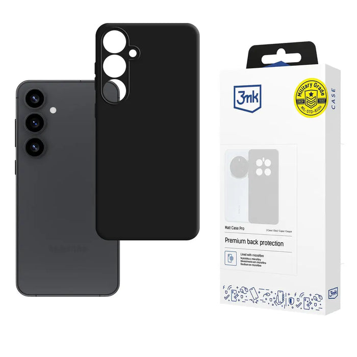 3mk Matt Case Pro for Samsung Galaxy S25+ - matte black - *Kategoria tymczasowa<<<HurtelXML