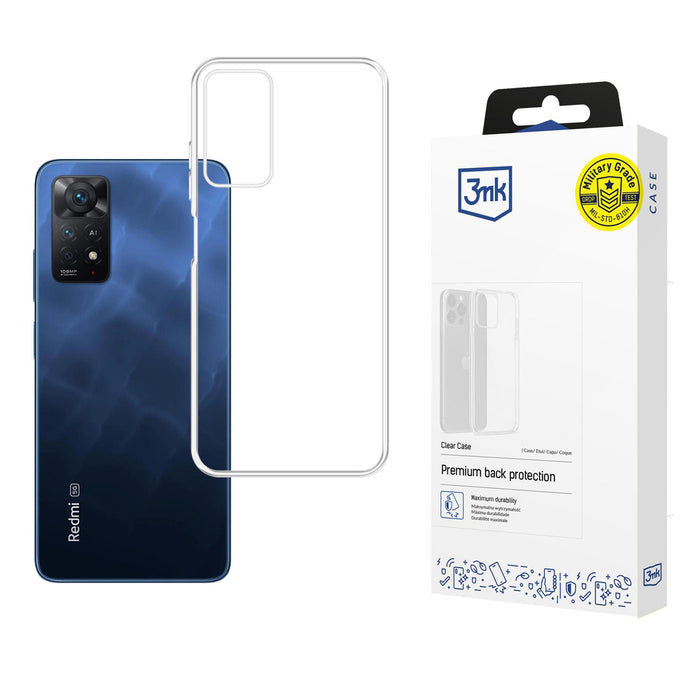 3mk Clear Case for Xiaomi Redmi Note 11 Pro 4G / 5G - Transparent