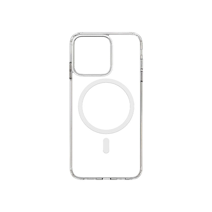 Case for iPhone 14 Plus compatible with MagSafe from the 3mk MagCase series - transparent