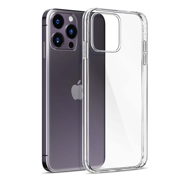 iPhone 14 Pro silicone case from the 3mk Clear Case series - transparent