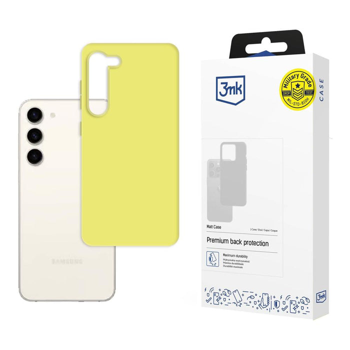 Samsung Galaxy S23 Plus - 3mk Matt Case lime