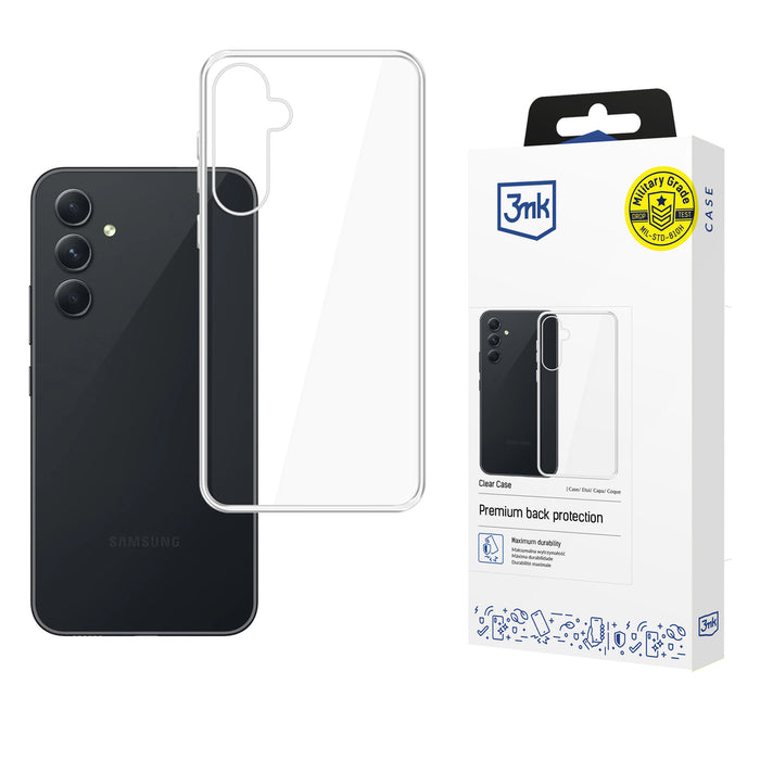 Case for Samsung Galaxy A54 5G silicone series 3mk Clear Case - transparent