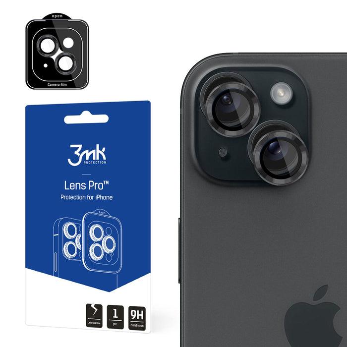 Apple iPhone 15 - 3mk Lens Protection Pro Graphite
