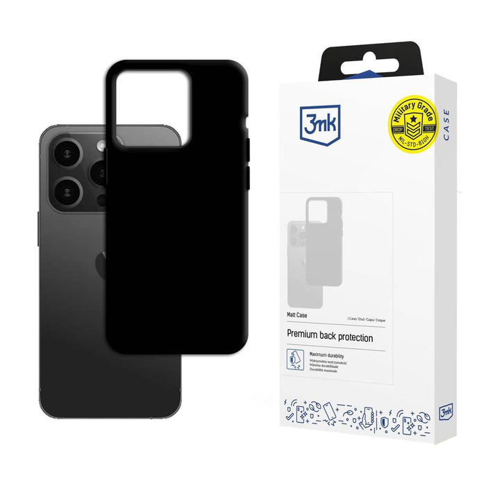 Apple iPhone 15 Pro Max - 3mk Matt Case black