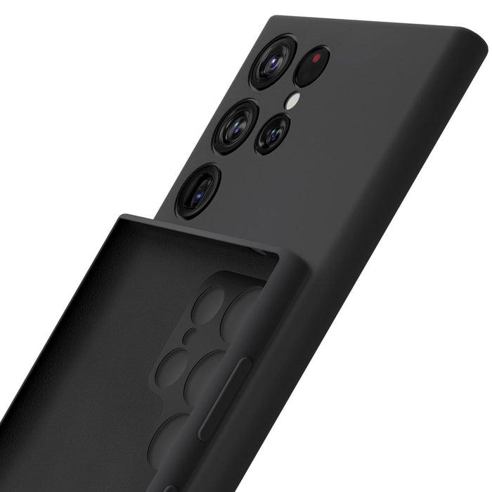 3mk Silicone Case for Samsung Galaxy S24 Ultra - black