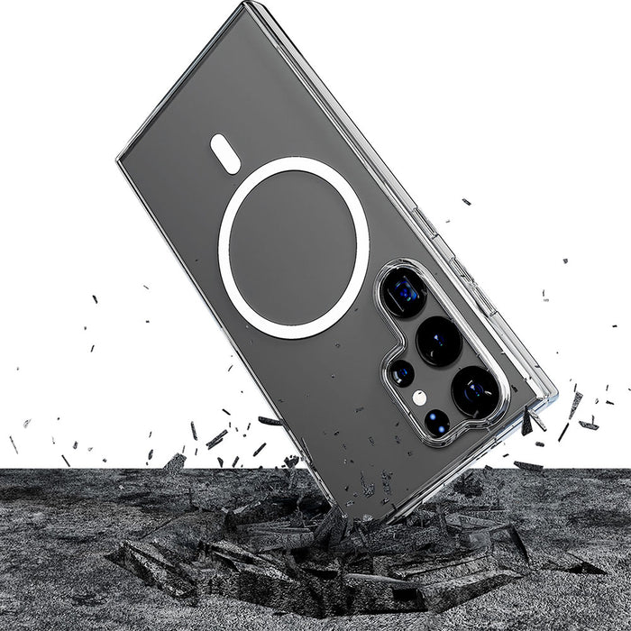 3mk MagCase case with magnetic module for Samsung Galaxy S24 Ultra - transparent