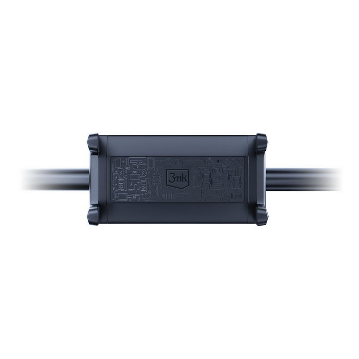 3mk Double Headrest Holder for a car for a tablet or phone on the headrests - black