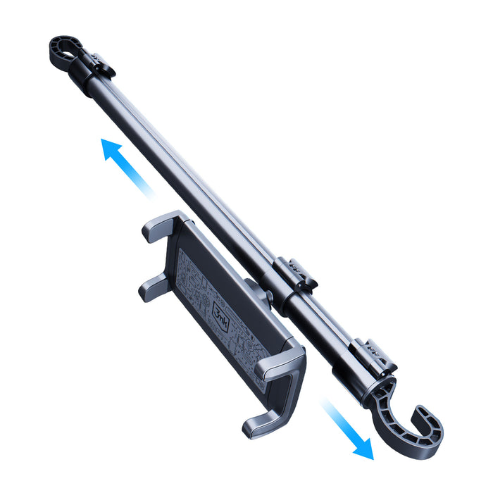 3mk Double Headrest Holder for a car for a tablet or phone on the headrests - black