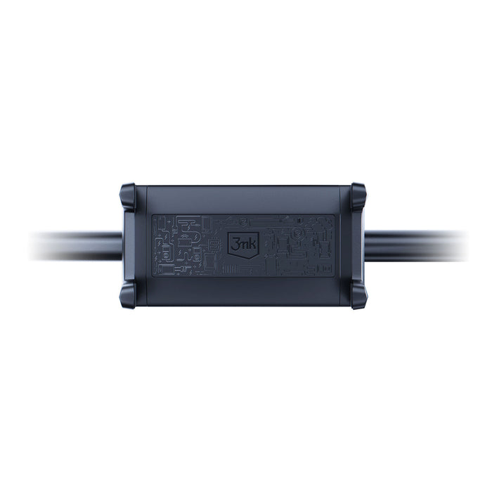3mk Double Headrest Holder for a car for a tablet or phone on the headrests - black