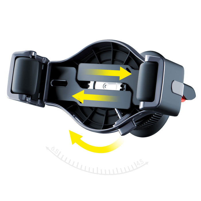 3mk Memo Hug car phone holder for air vent - black