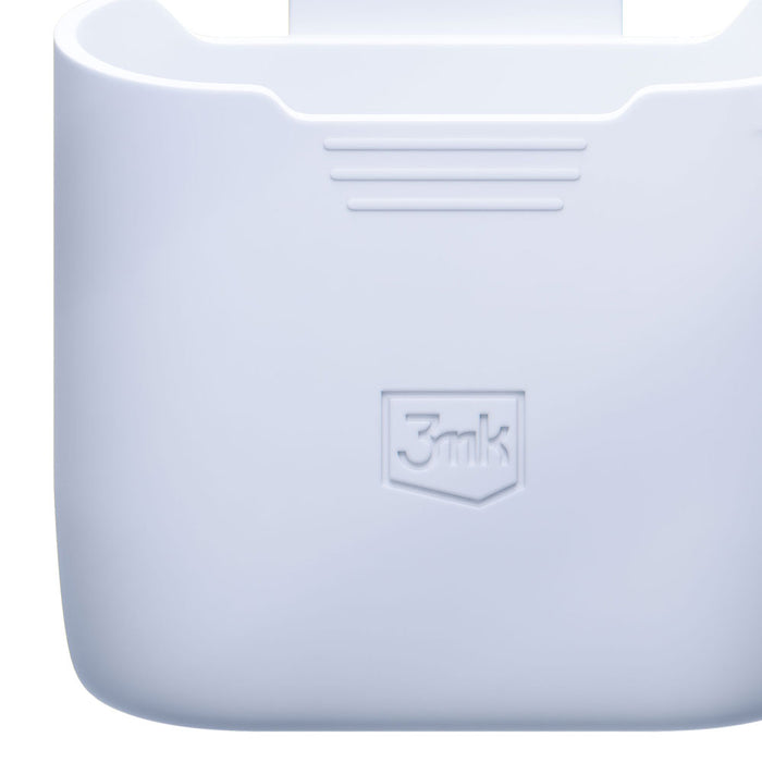 3mk Silicon AirPods Case for AirPods 2 - white