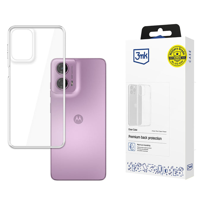 3mk Clear Case for Motorola Moto G24 - transparent
