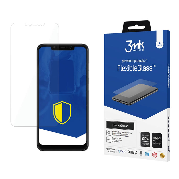 3mk FlexibleGlass™ hybrid glass on Xiaomi Pocophone F1