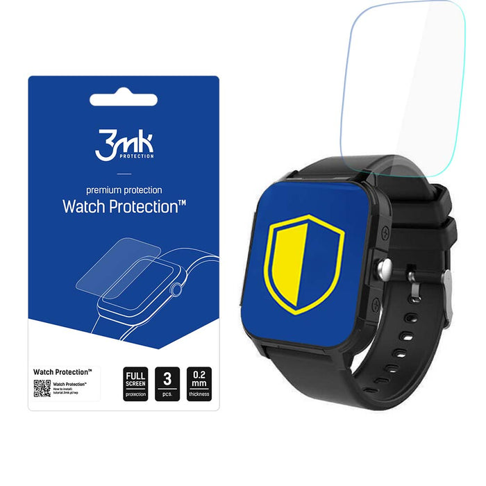 Smartwatch Screen Protector Glass 3mk Watch Protection FlexibleGlass for Forever Igo 2 JW150