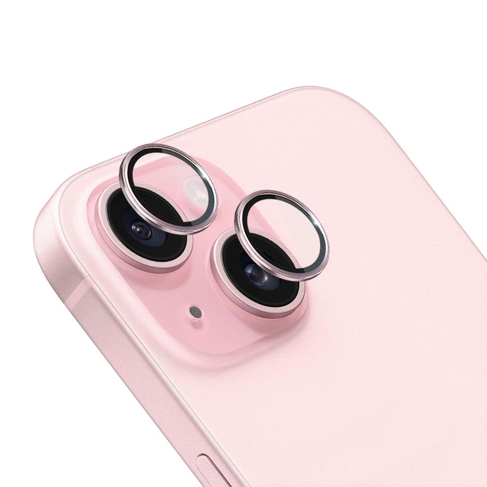 Camera cover 3mk Lens Protection Pro Pink for iPhone 15