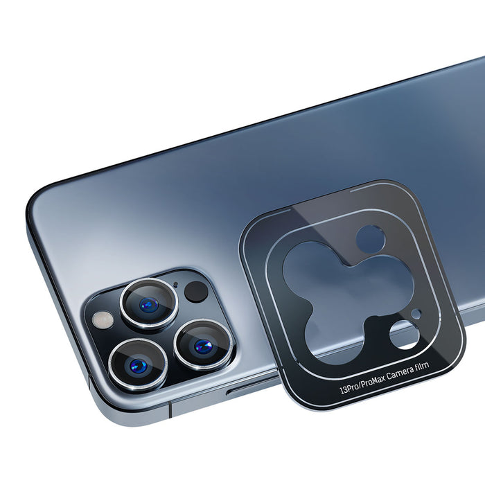 3mk Lens Protection Pro Camera Cover with Gold Frame for iPhone 15 Pro