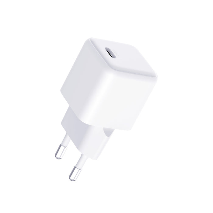 3mk Hyper Charger PD GaN 25W Wall Charger with USB-C Cable - White