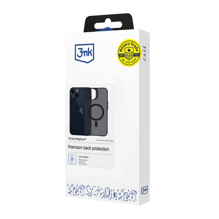3mk Smoke MagCase with MagSafe for iPhone 14 Plus - Semi-Transparent