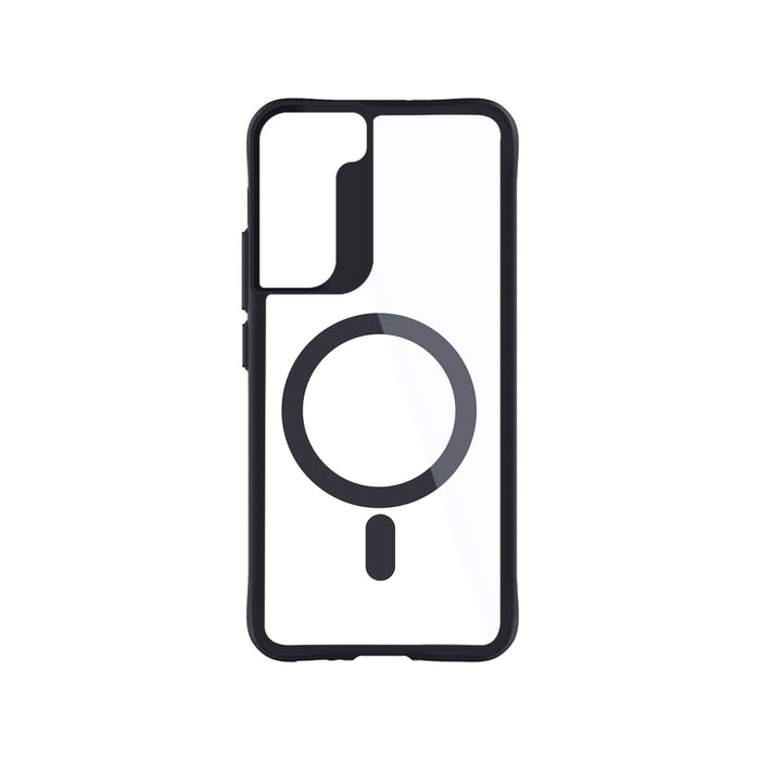 3mk Satin Armor MagCase with MagSafe for Samsung Galaxy S23+ - Transparent with Black Frame