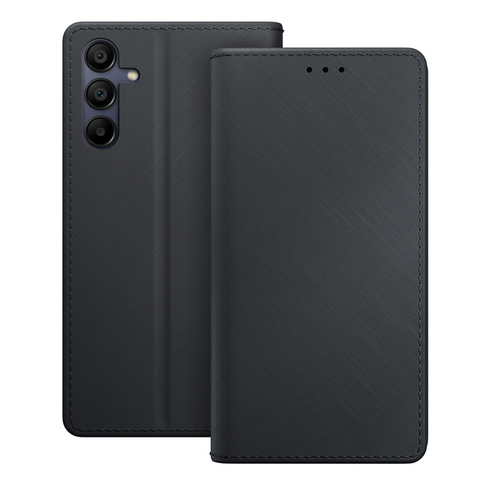 3mk Wallet Case with Flip for Samsung Galaxy A15 5G - Black
