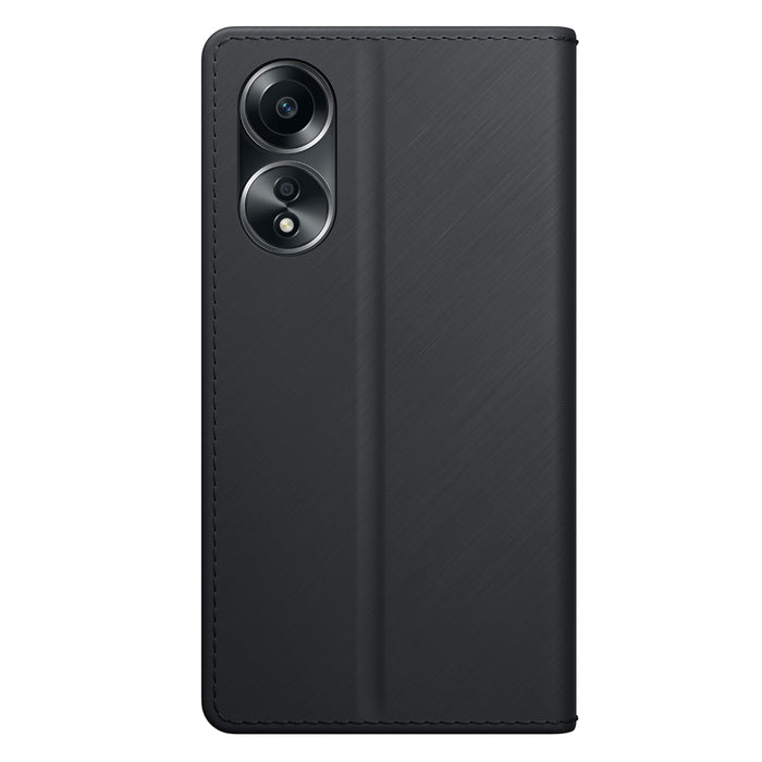 3mk Wallet Case for Oppo A58 4G - Black