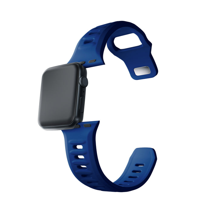 3mk Silicone Watch Strap for Apple Watch 38 / 40 / 41 mm - blue